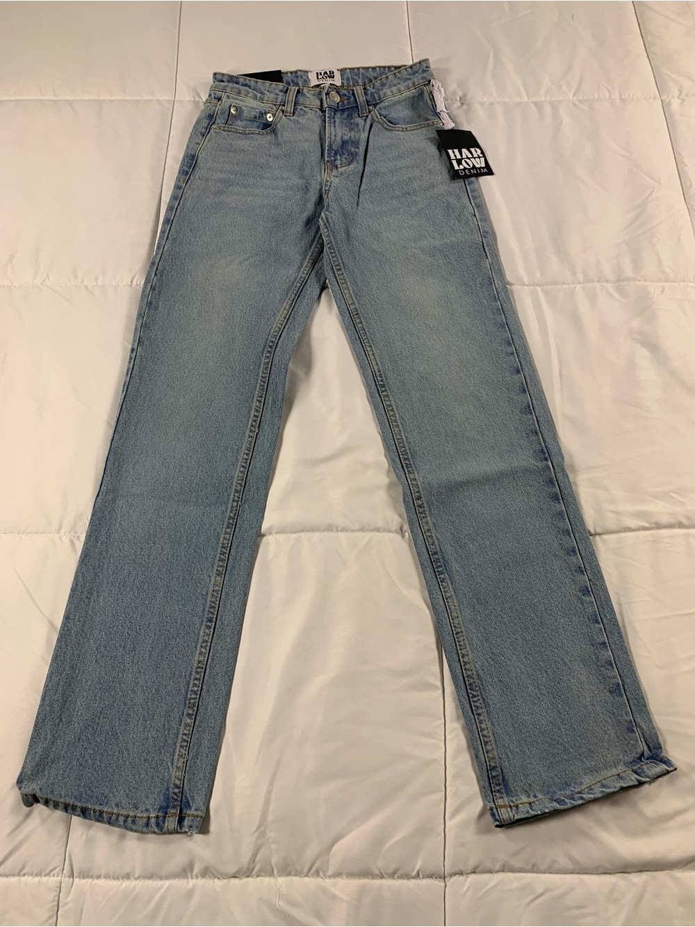 New Harlow MID-RISE STRAIGHT JEANS size 24